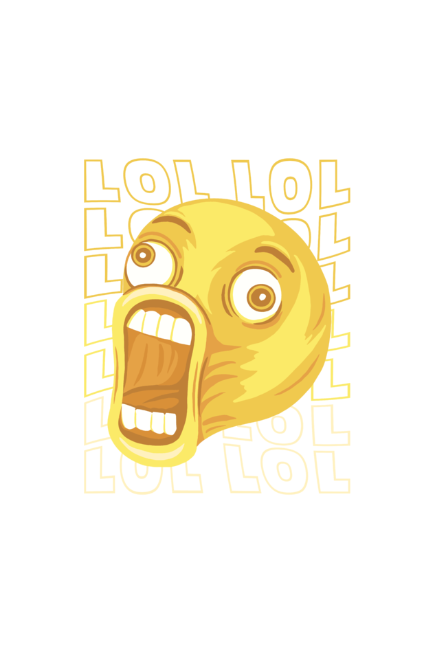 Ultimate Cozy Vibes: LOL Emoji Superior Unisex Oversized Tee