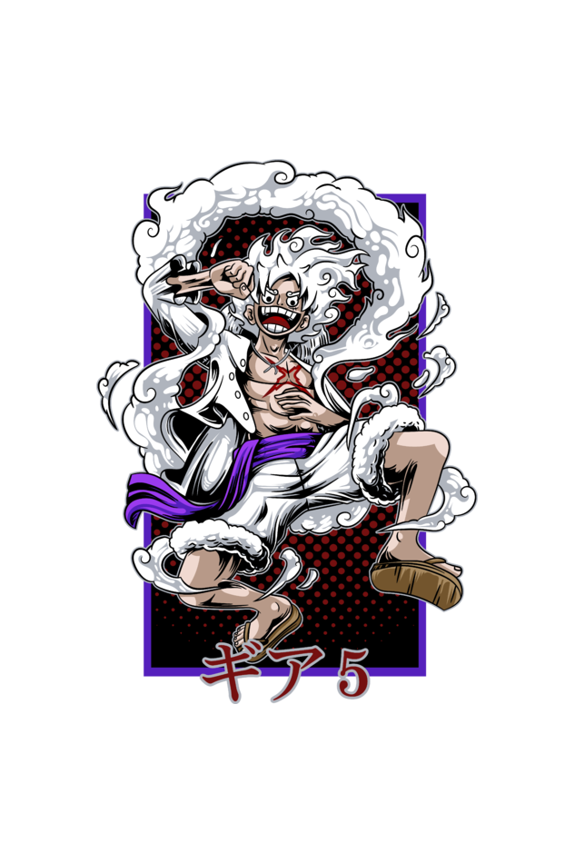 Gear 5 Luffy Premium Unisex Oversized Tee