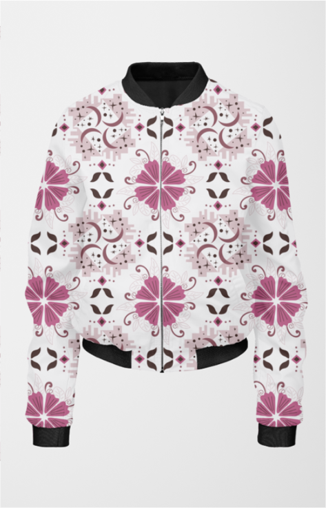 Eden Bloom Women's Premium Bomber Jacket