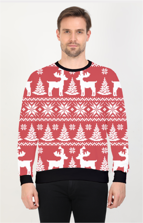Christmas Spirit: Men's Premium Sweatshirt