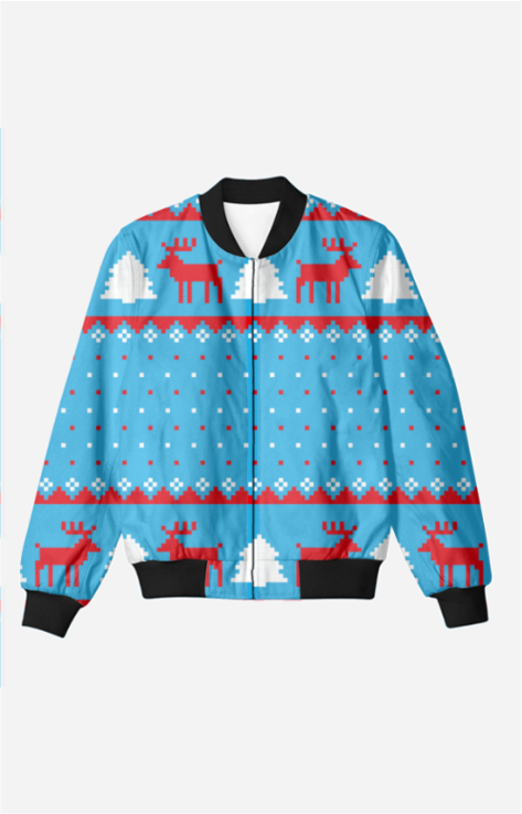 Holiday Cheer: Men's Premium Bomber Jacket