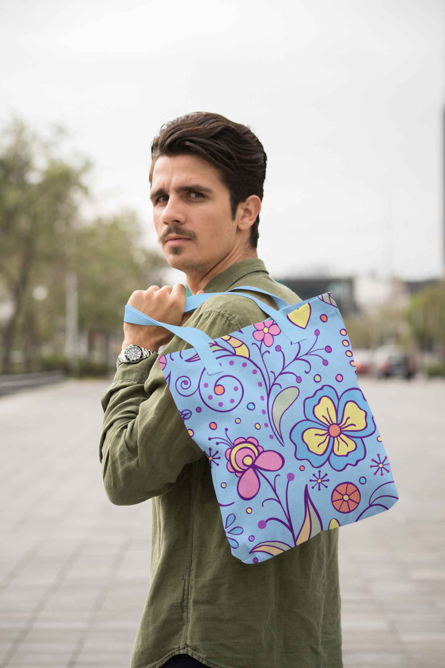 Bloom Pop Tote – Premium Tote Bag