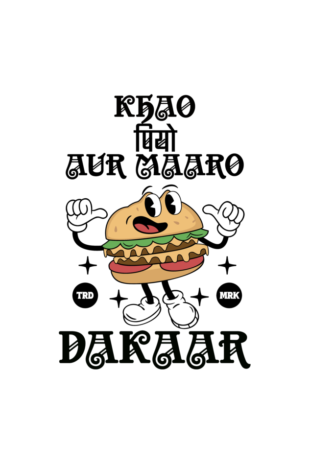 Khao Piyo Aur Maaro Dakaar: Men's Premium Tee