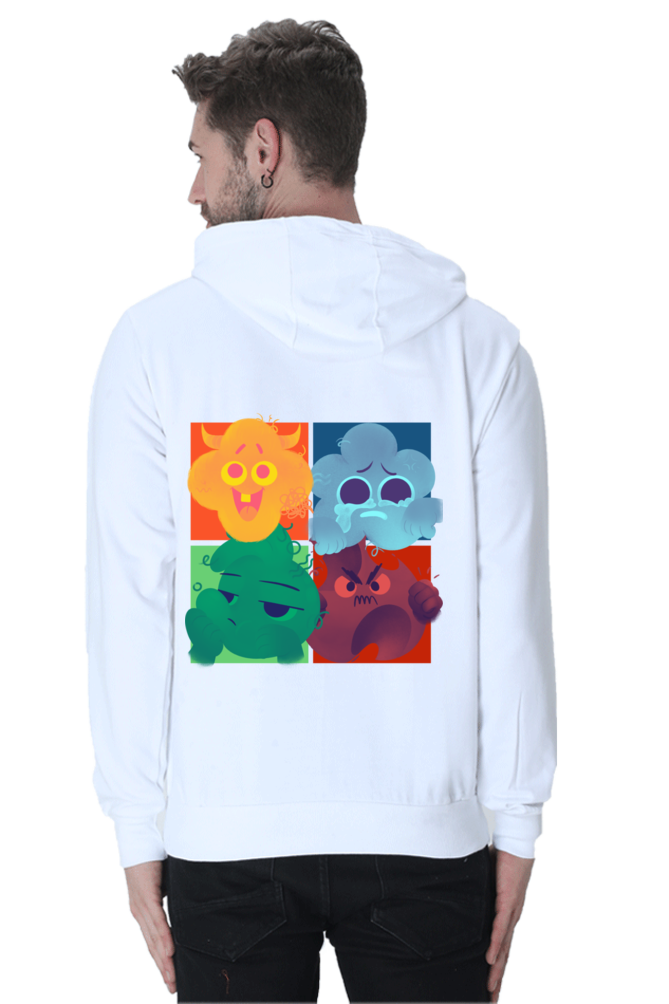 I Have 4 Moods: Men's Premium Hooded Sweatshirt