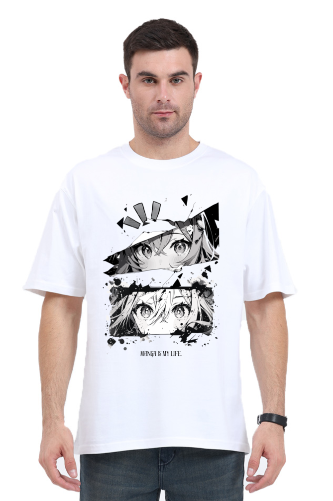 Manga is My Life: Premium Unisex Oversized Tee