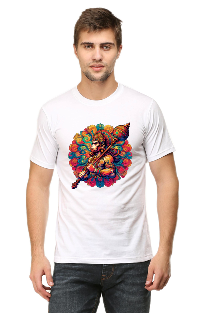 Lord Hanuman: Epic Divine Vibes Premium Men's Tee