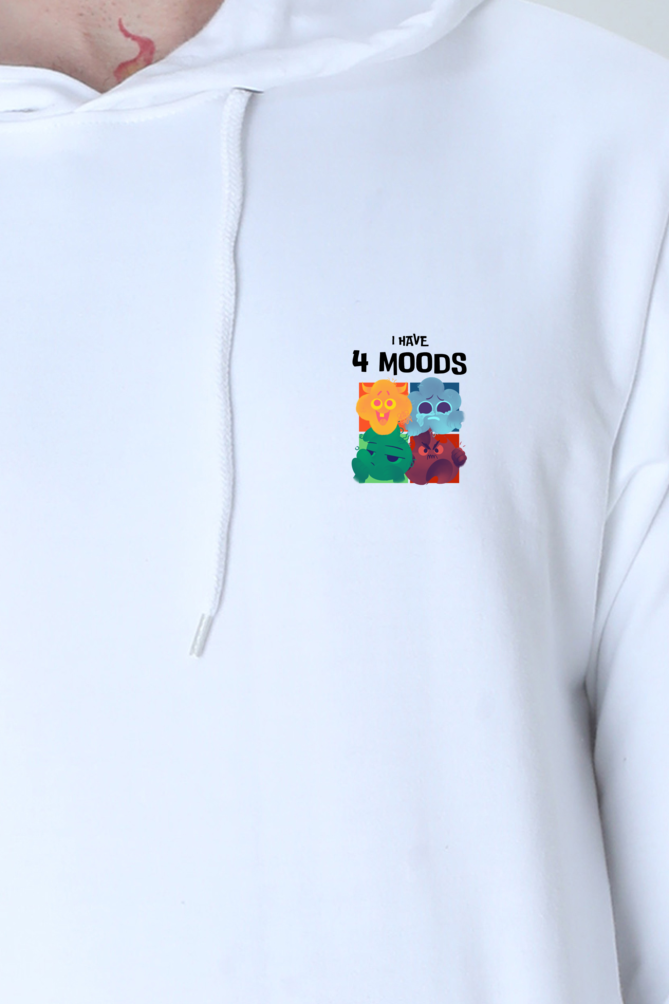 I Have 4 Moods: Men's Premium Hooded Sweatshirt