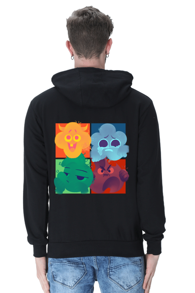 I Have 4 Moods: Men's Premium Hooded Sweatshirt