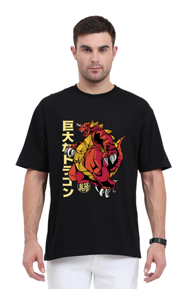 Unleash Your Inner Kaiju: Premium Unisex Oversized Tee