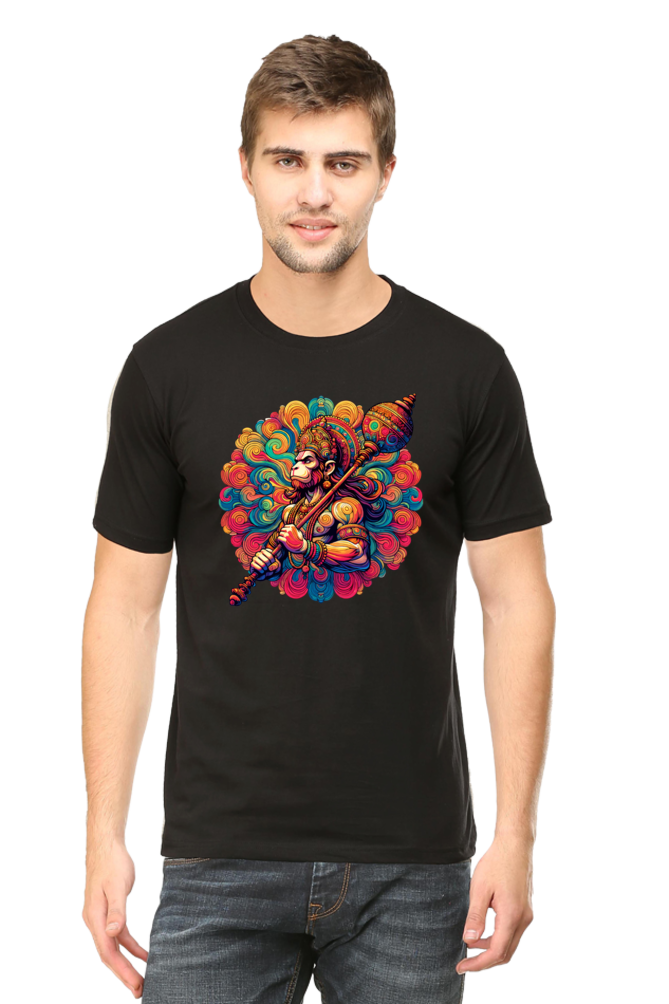 Lord Hanuman: Epic Divine Vibes Premium Men's Tee