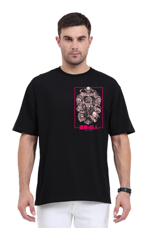 Unleash the Titans: Premium Unisex Oversized Tee