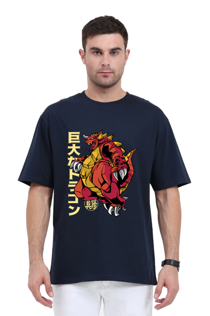 Unleash Your Inner Kaiju: Premium Unisex Oversized Tee