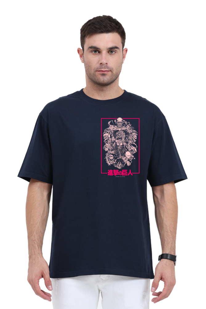 Unleash the Titans: Premium Unisex Oversized Tee