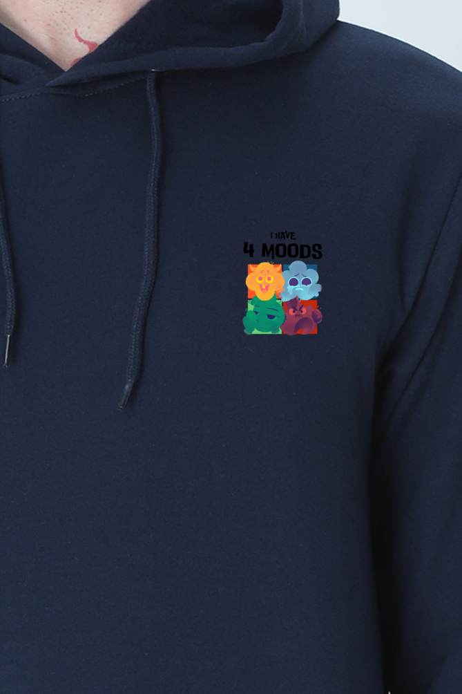 I Have 4 Moods: Men's Premium Hooded Sweatshirt