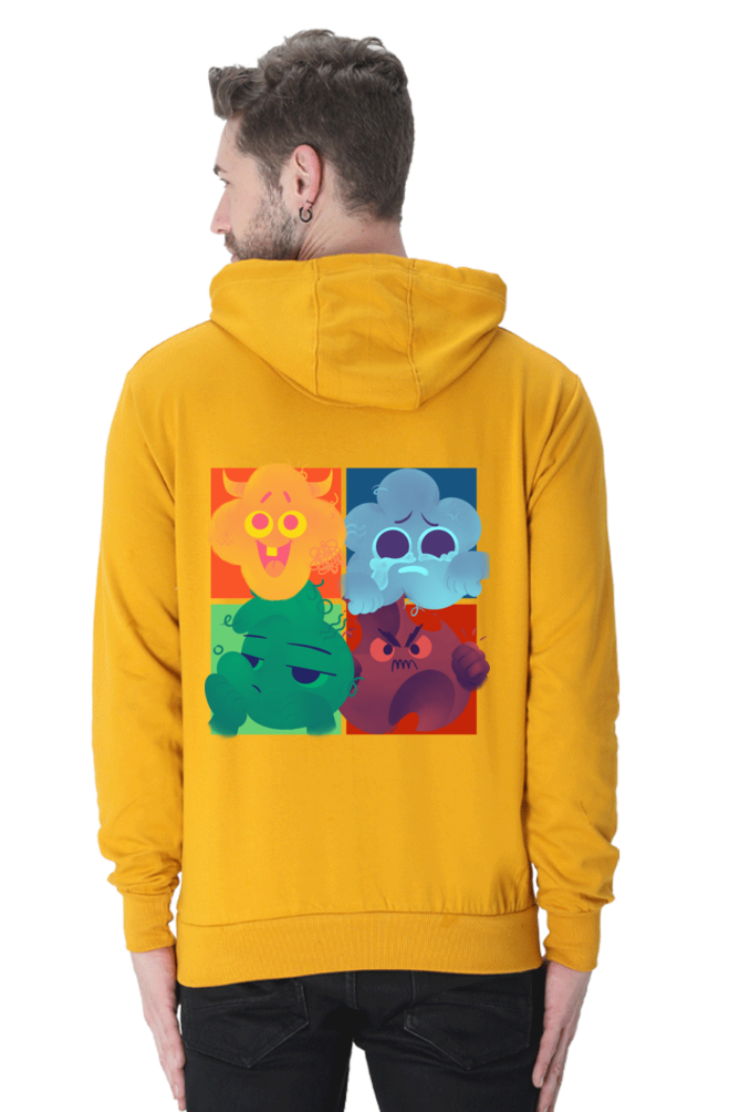 I Have 4 Moods: Men's Premium Hooded Sweatshirt