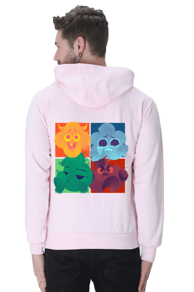 I Have 4 Moods: Men's Premium Hooded Sweatshirt