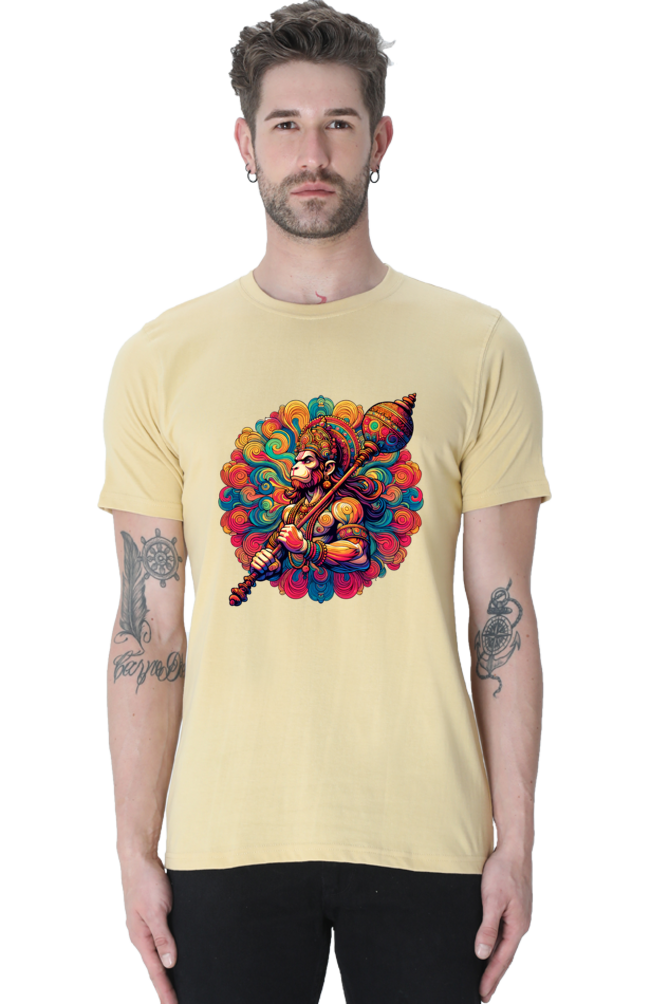 Lord Hanuman: Epic Divine Vibes Premium Men's Tee