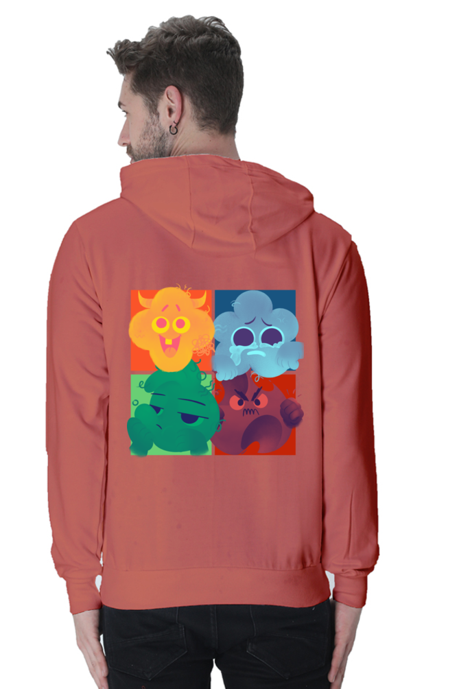 I Have 4 Moods: Men's Premium Hooded Sweatshirt