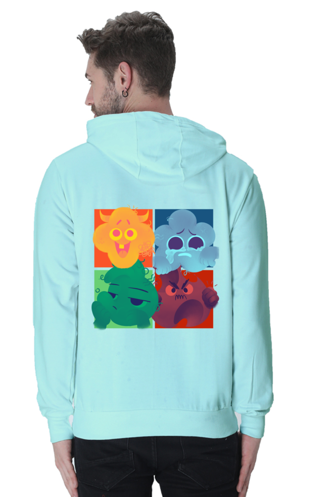 I Have 4 Moods: Men's Premium Hooded Sweatshirt