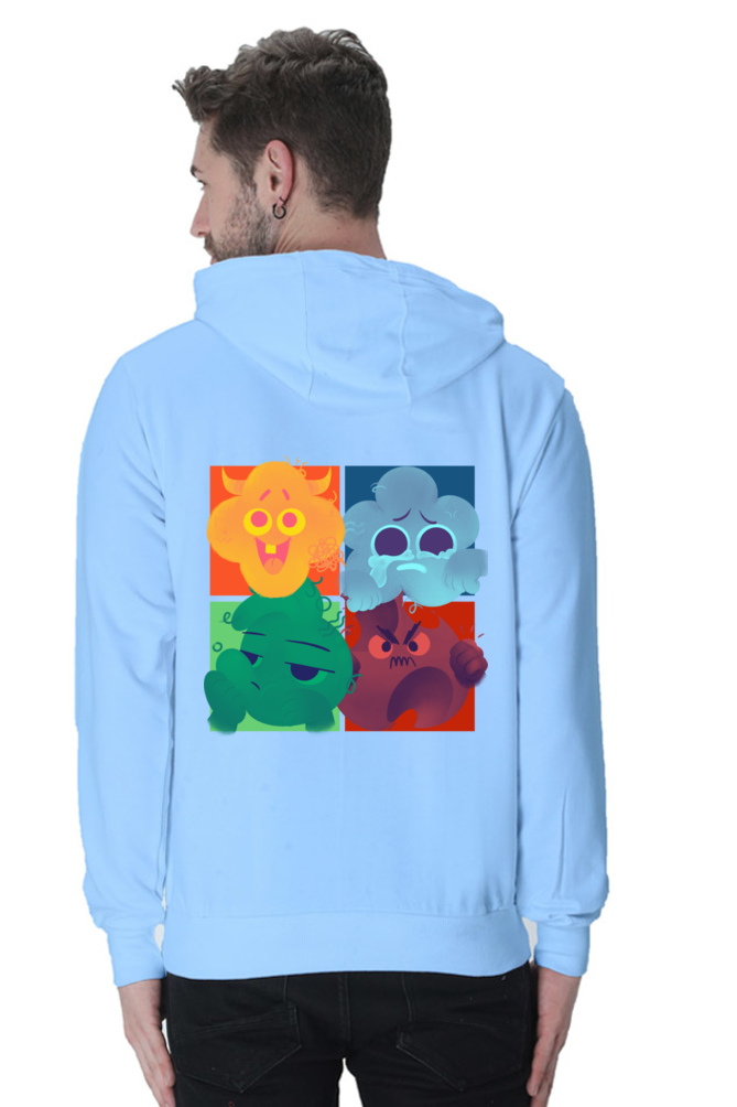 I Have 4 Moods: Men's Premium Hooded Sweatshirt