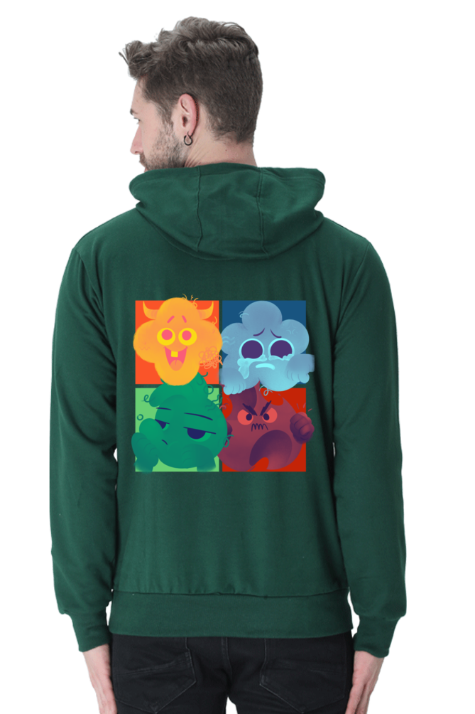 I Have 4 Moods: Men's Premium Hooded Sweatshirt