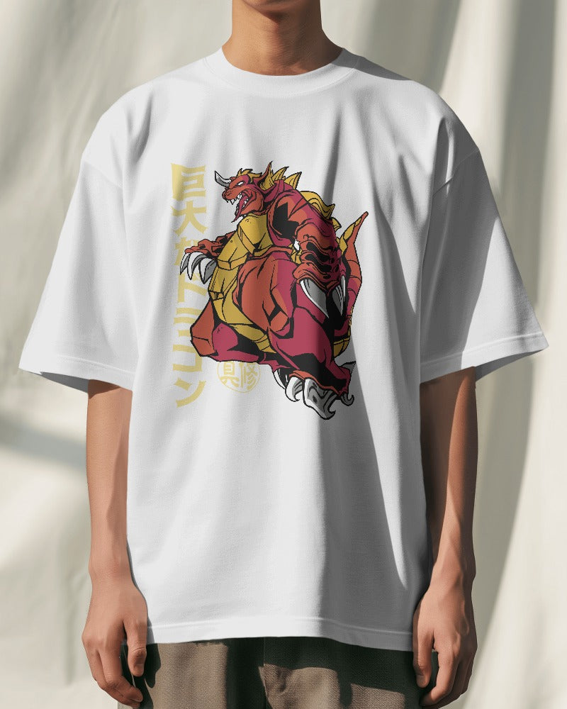 Unleash Your Inner Kaiju: Premium Unisex Oversized Tee