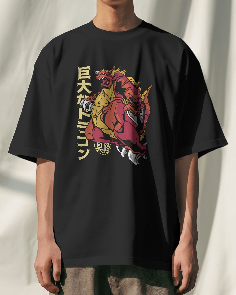 Unleash Your Inner Kaiju: Premium Unisex Oversized Tee