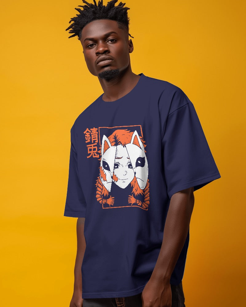 Slay Demons with Sabito Premium Unisex Oversized Tee