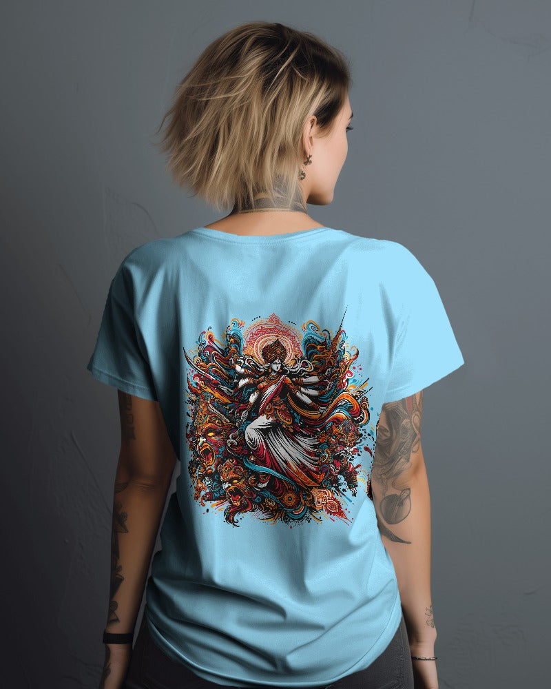 Durga's Conquest Women's Premium Tee