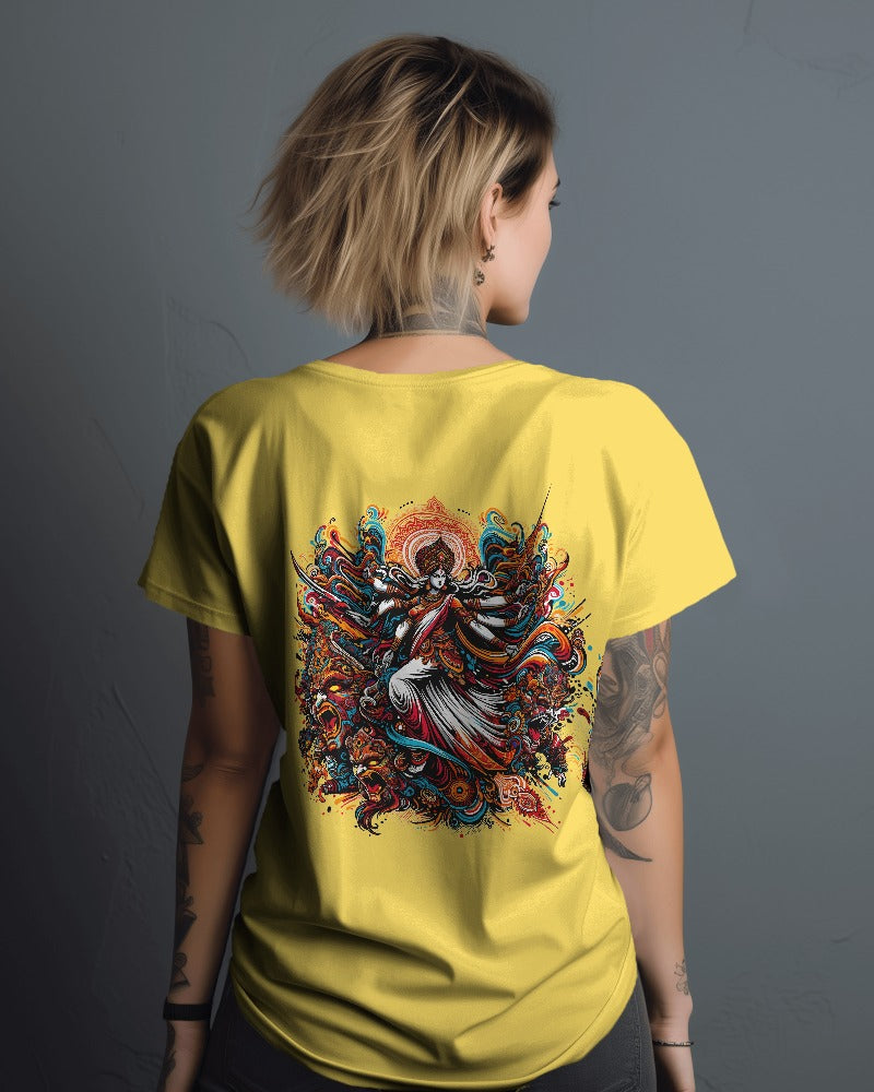 Durga's Conquest Women's Premium Tee