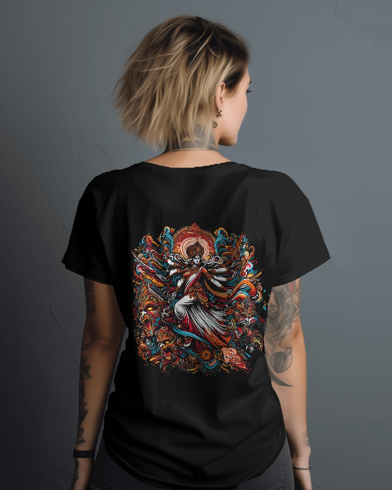 Durga's Conquest Women's Premium Tee