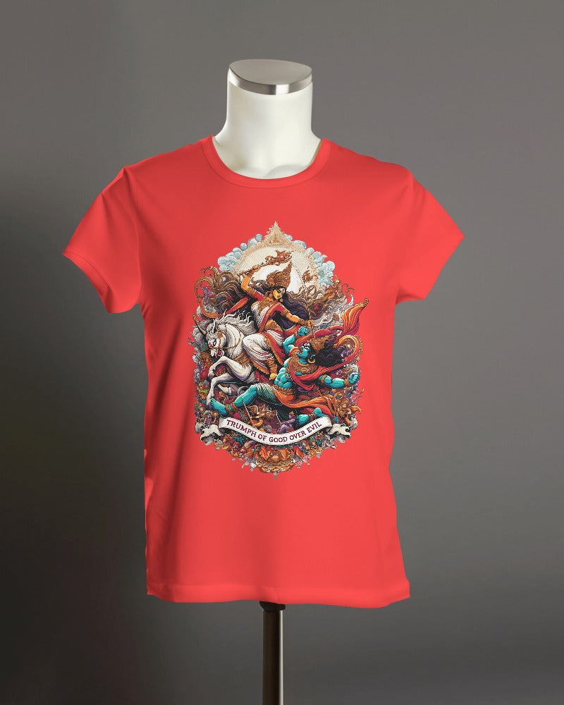 Divine Durga Women’s Premium T-Shirt Dress