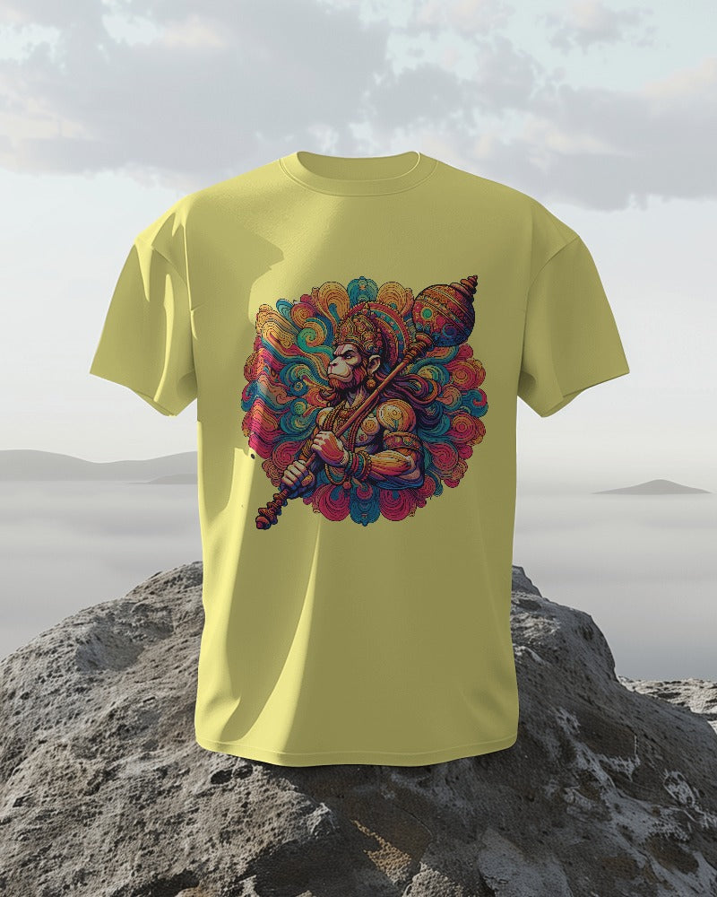 Lord Hanuman: Epic Divine Vibes Premium Men's Tee