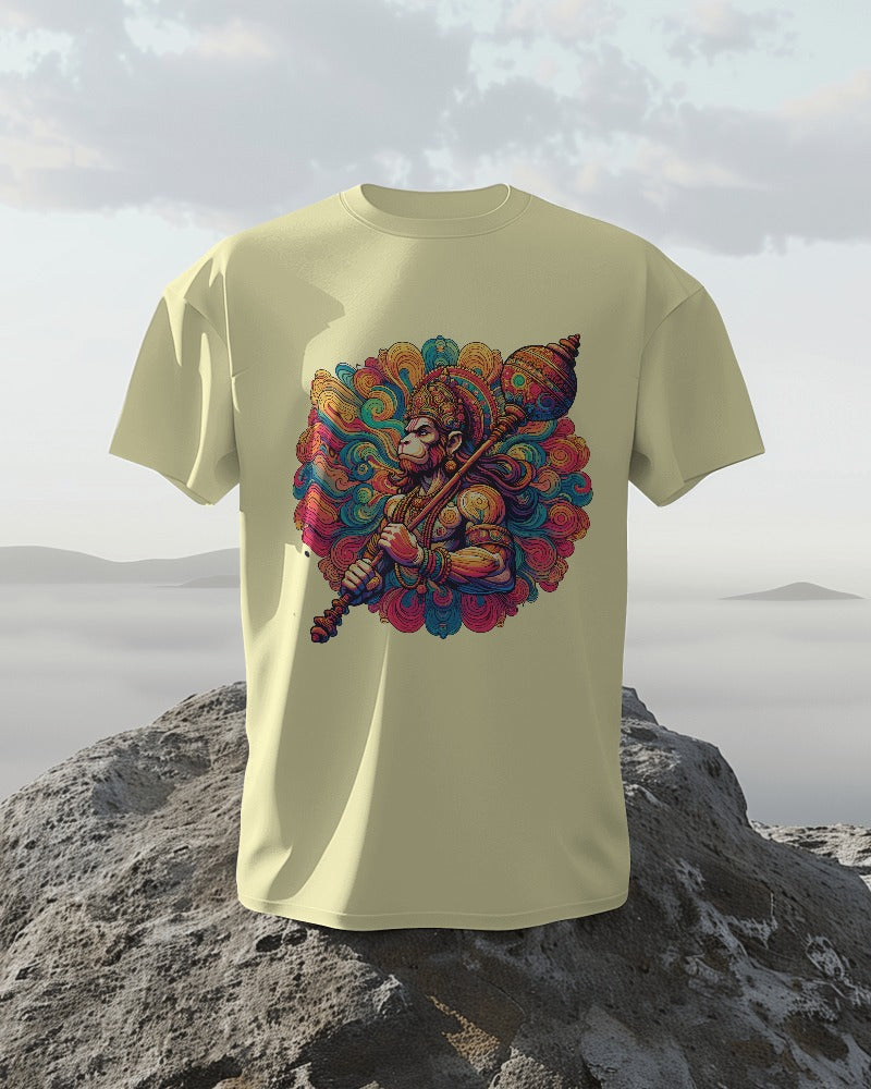 Lord Hanuman: Epic Divine Vibes Premium Men's Tee