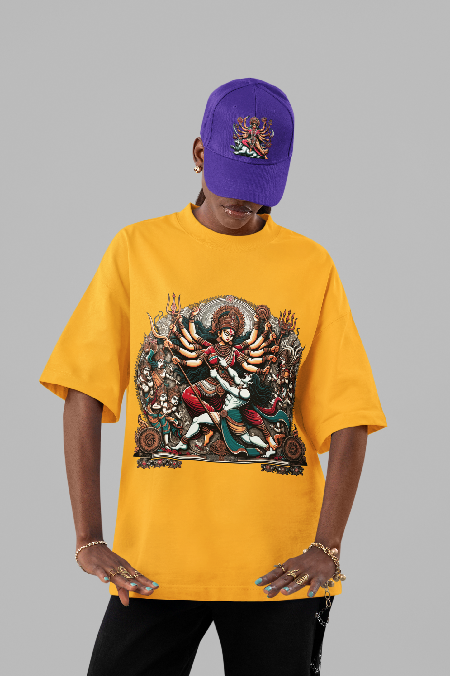 Durga Shakti Superior Unisex Oversized Tee