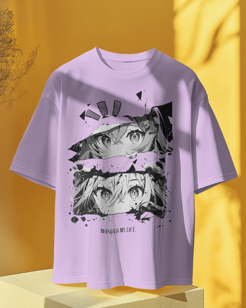 Manga is My Life: Premium Unisex Oversized Tee